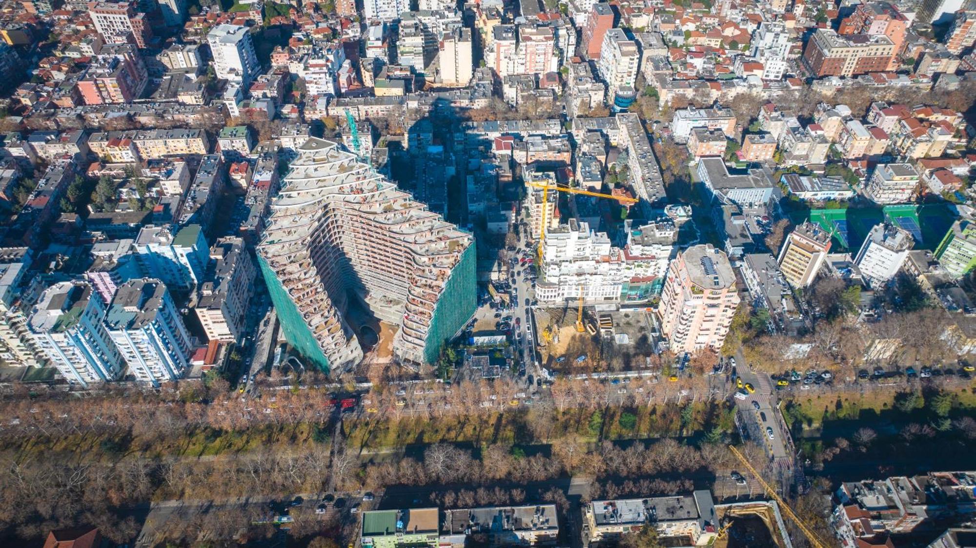 Hotel Aria Tirana Buitenkant foto