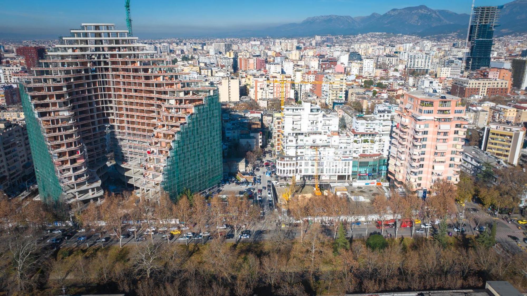 Hotel Aria Tirana Buitenkant foto