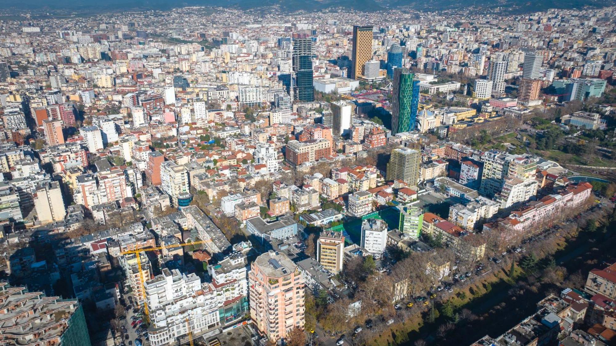 Hotel Aria Tirana Buitenkant foto