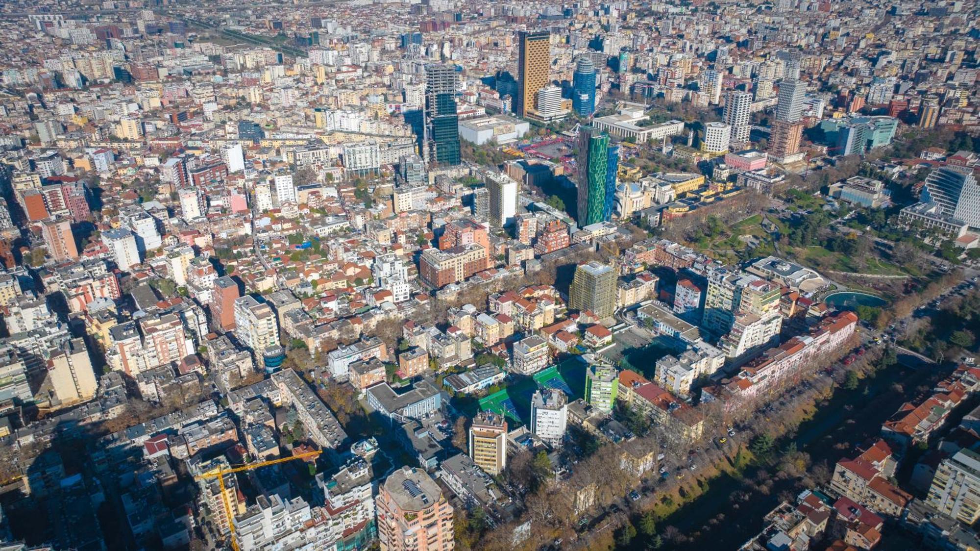 Hotel Aria Tirana Buitenkant foto