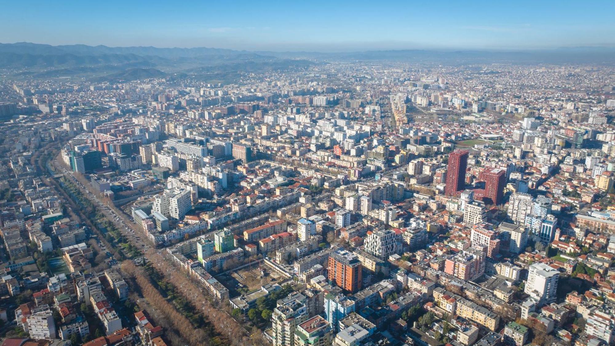 Hotel Aria Tirana Buitenkant foto